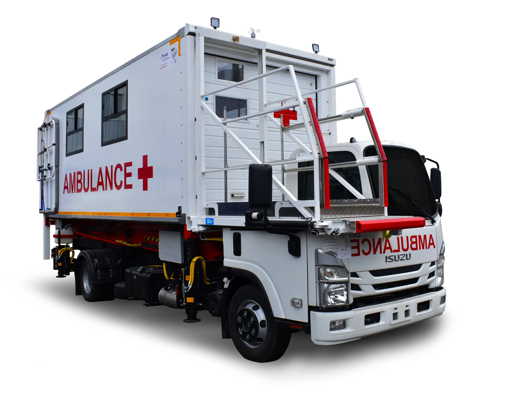 Амбулифт - на шасси ISUZU NPR 75 L-M  продажа в Казахстане